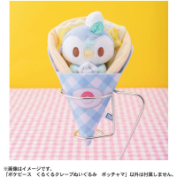 Officiële Pokemon knuffel Kurukuru Crepe Piplup Poképeace +/- 16cm Takara tomy